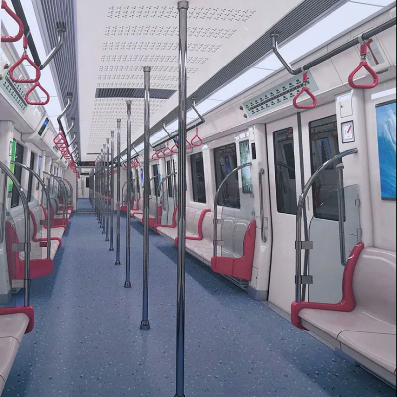 PVC Emery Flooring for Train