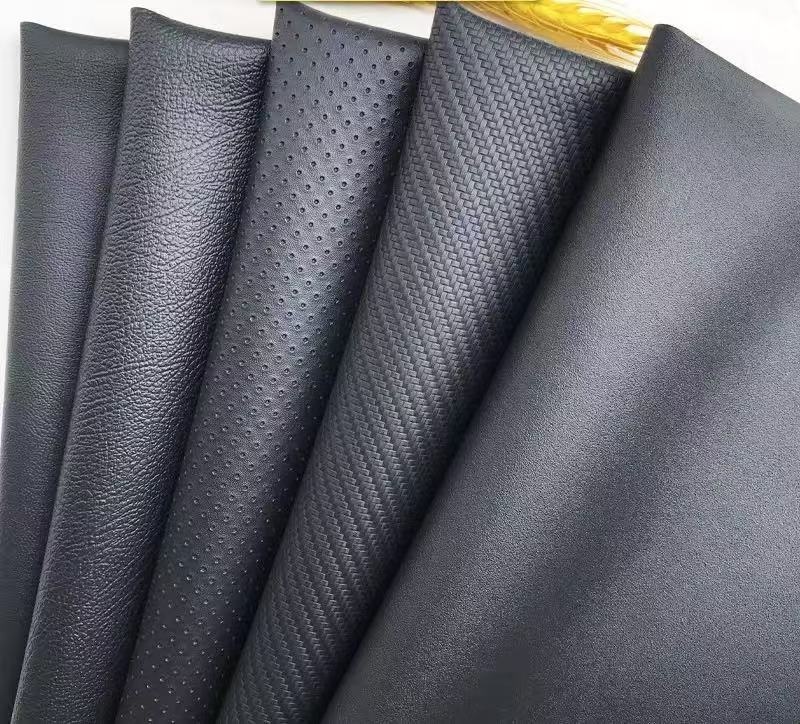 Pvc Synthetic Faux Car Leather Materials Embroidery