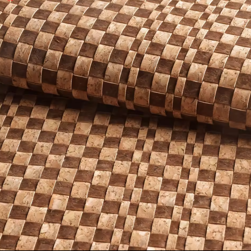 Black Woven Natural Cork