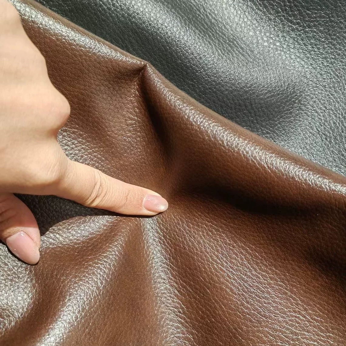 oil wax PU artificial leather