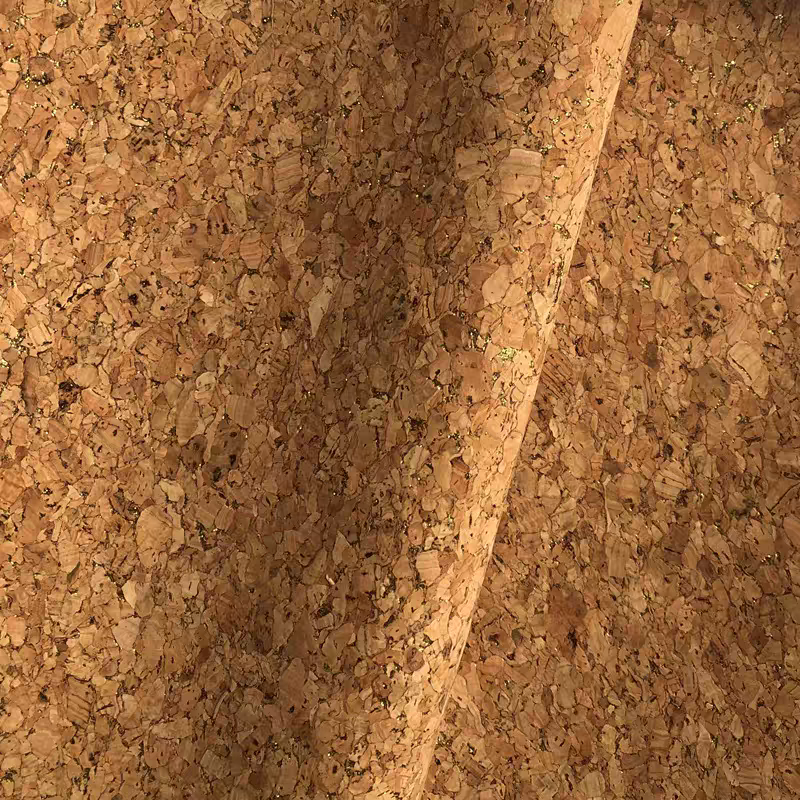Slub Pattern Cork Fabric
