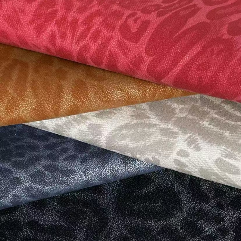Pearlescent leather