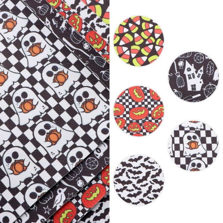 Ghost Printed leather