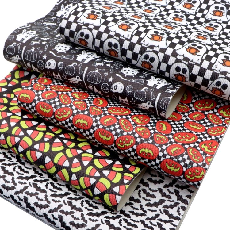 Bat Printed leather