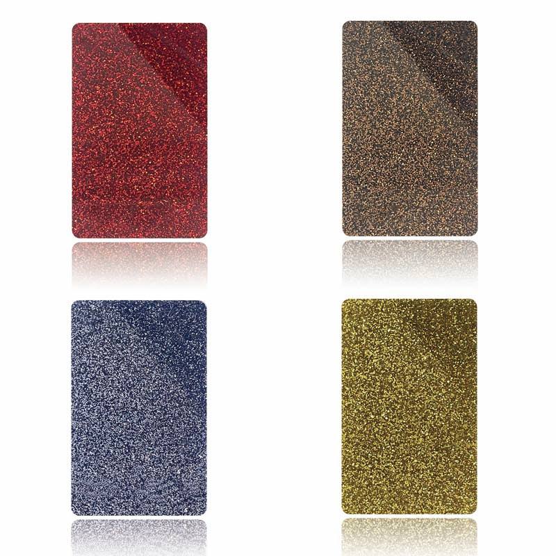 glitter leather