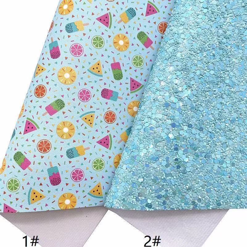 Glitter leather