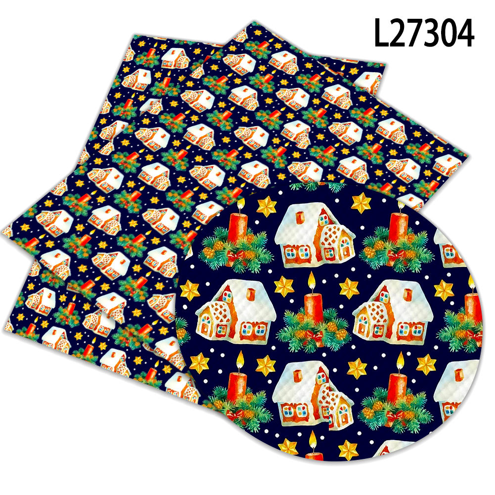 Christmas Waterproof Pu leather