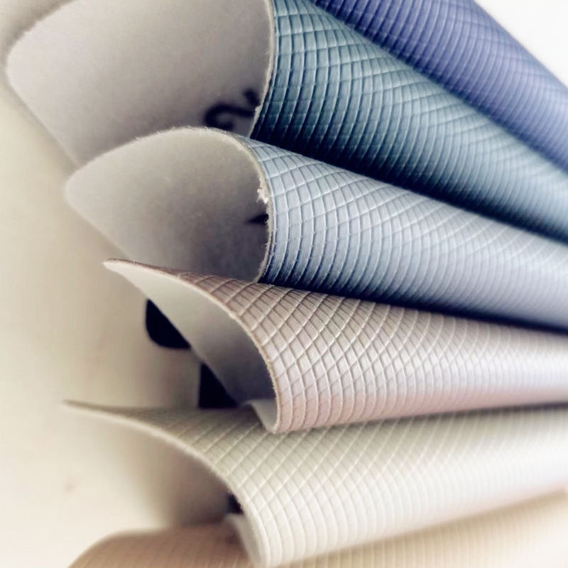 Pvc Woven Pattern Leather 