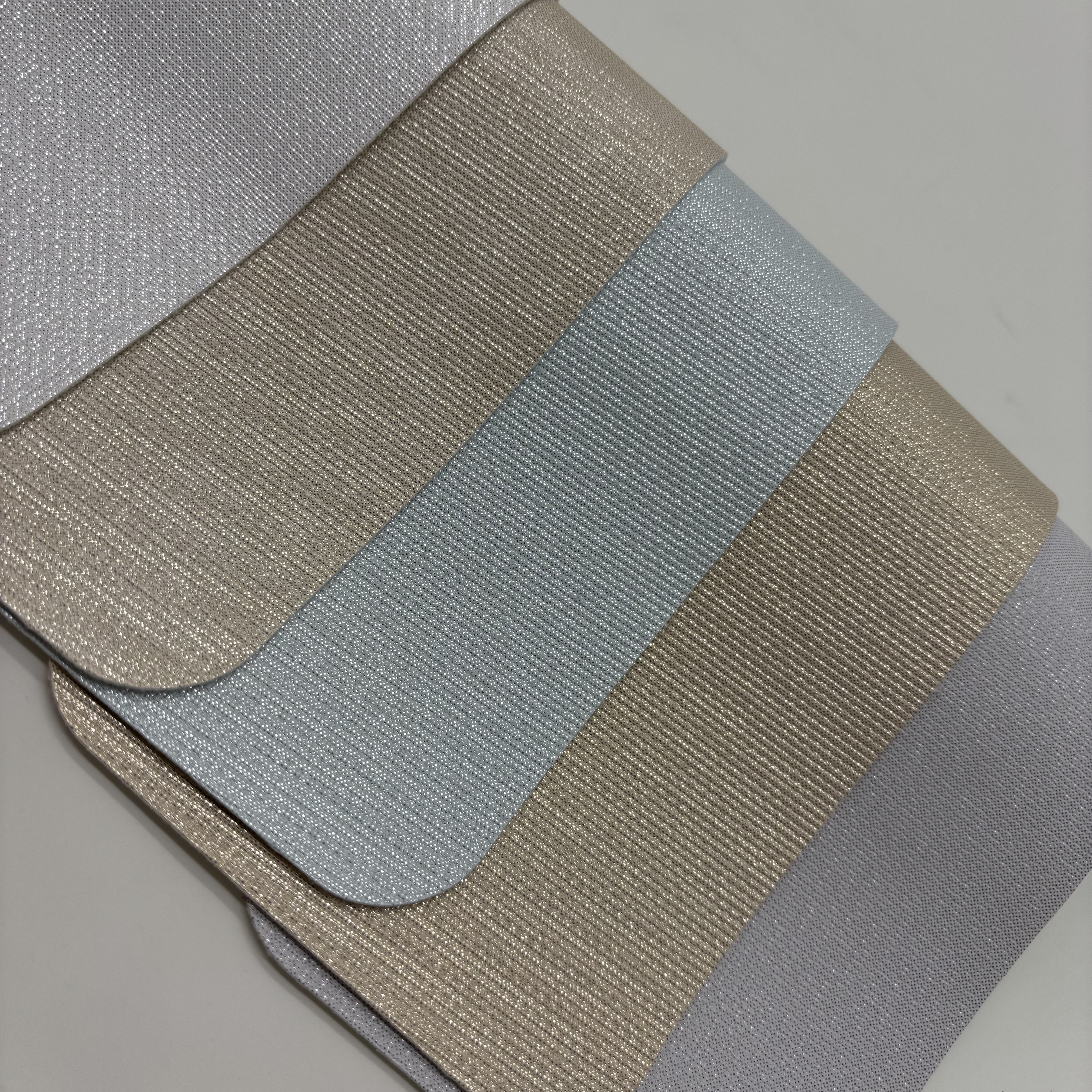 Iridescent Stripe Leather