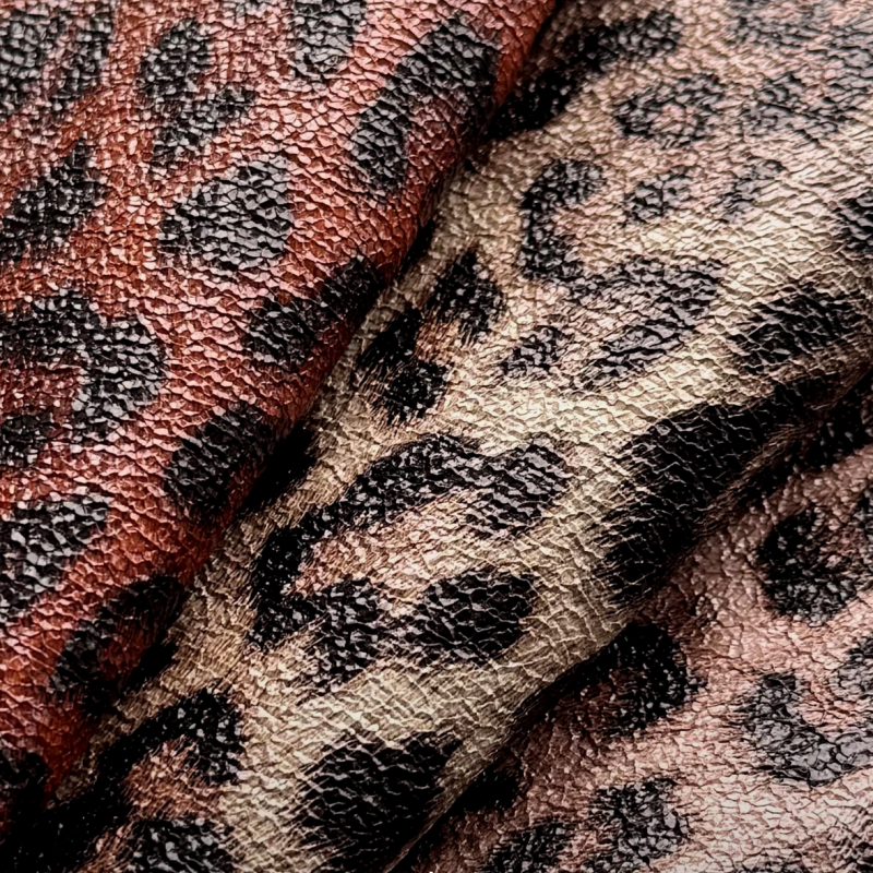 3d horse hair faux leather