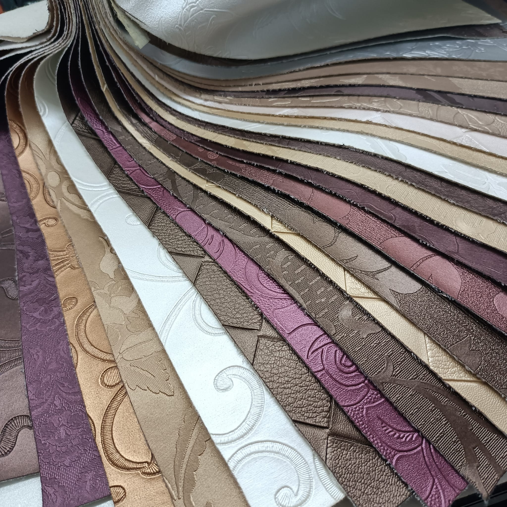 Faux leather upholstery material