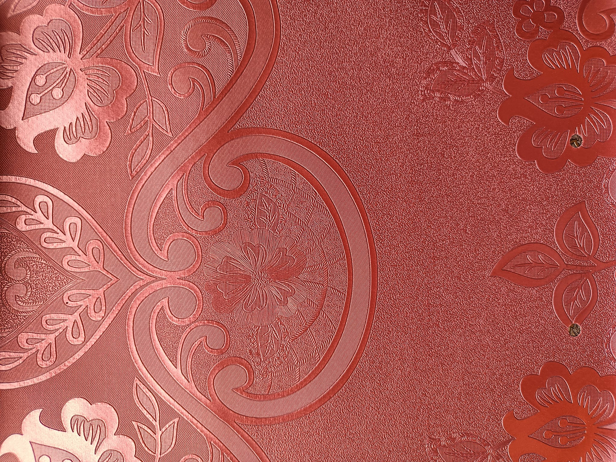 Knitted backing vinyl