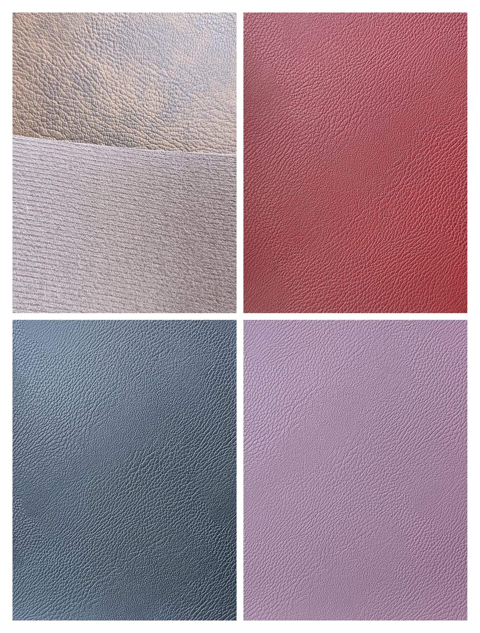 Two-tone PVC leather