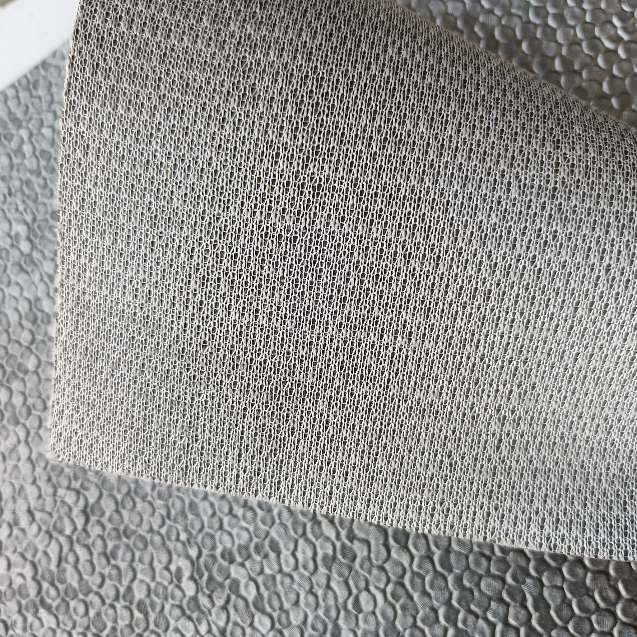 Jacquard backing PVC