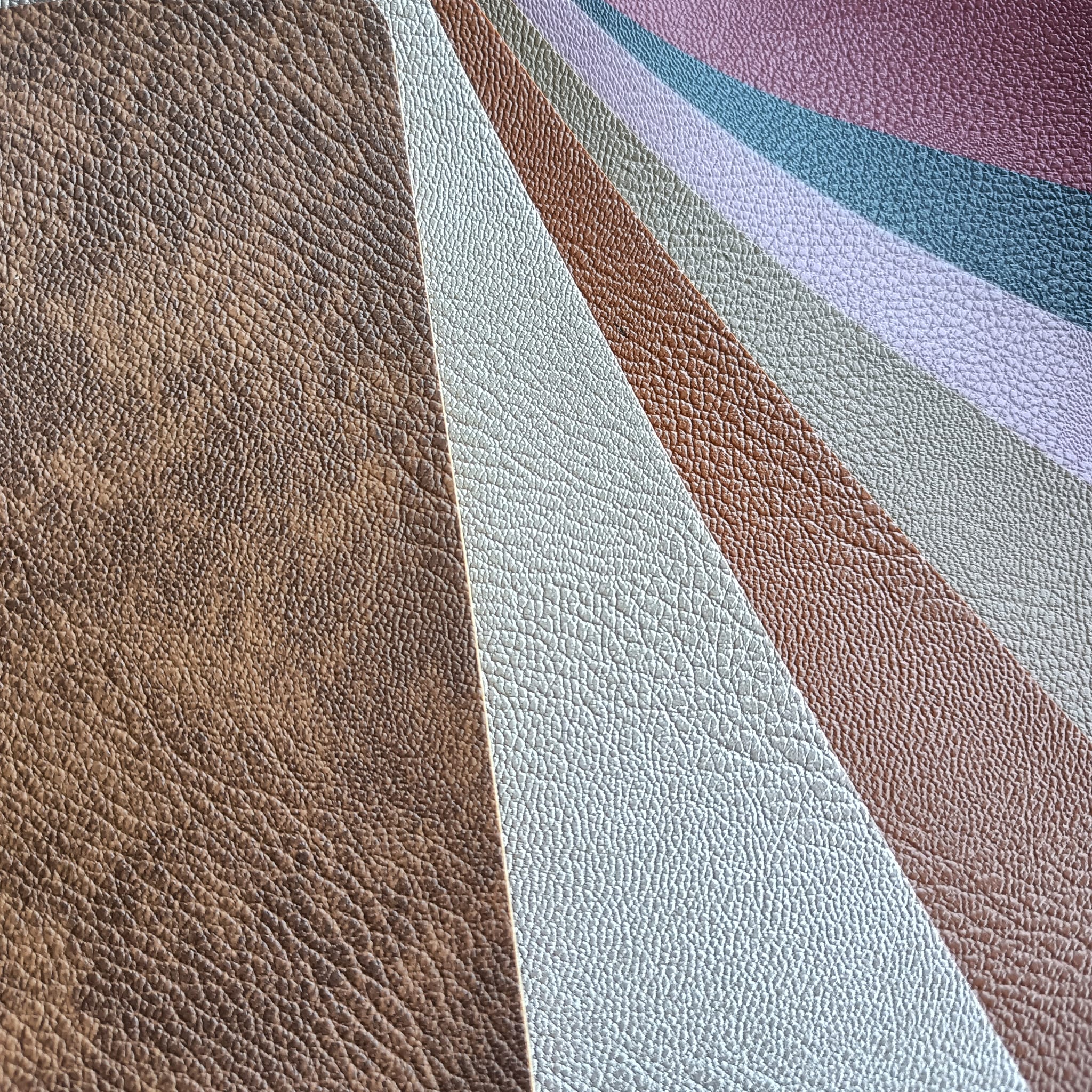 Velveteen backing PVC