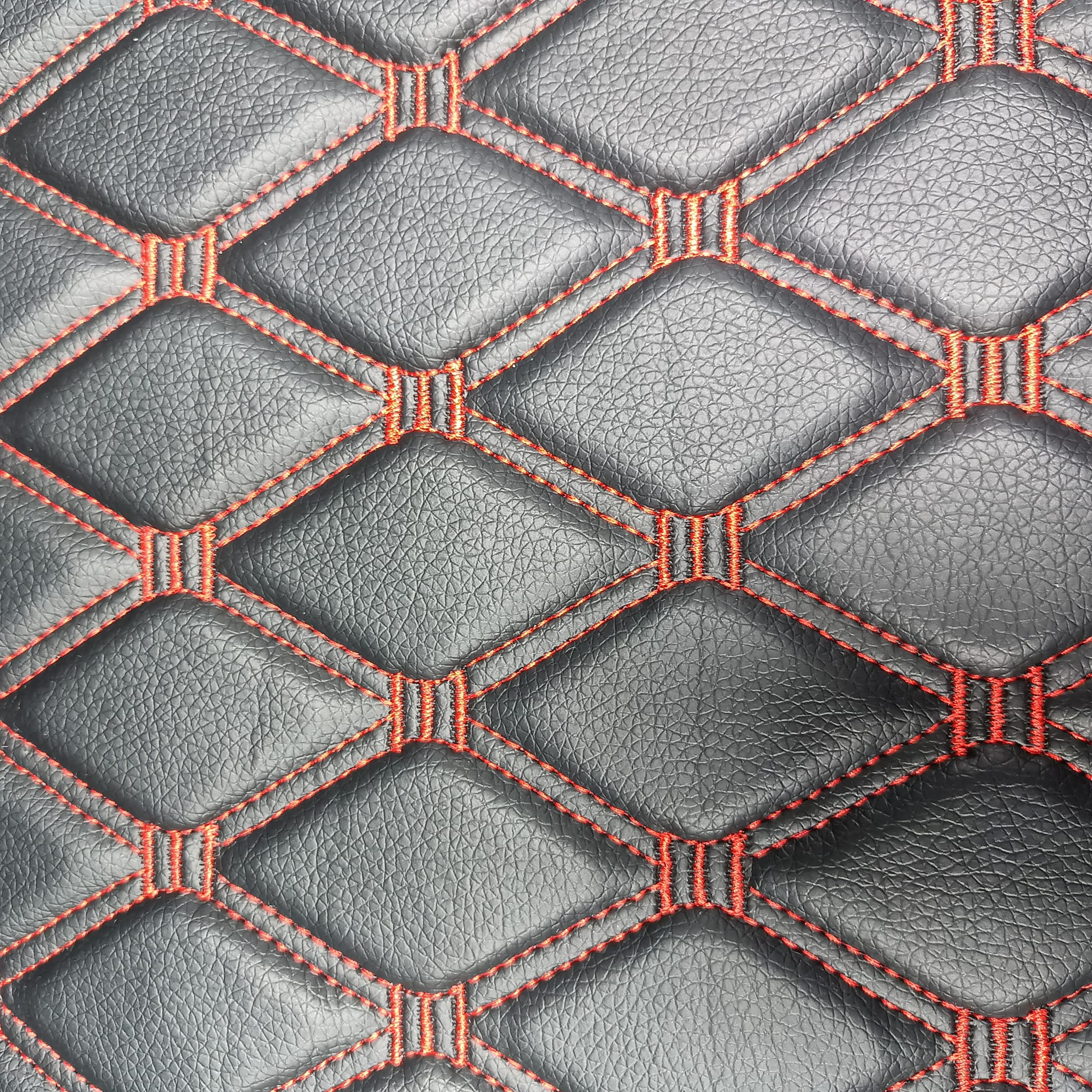 Diamond Stitching PVC Leather