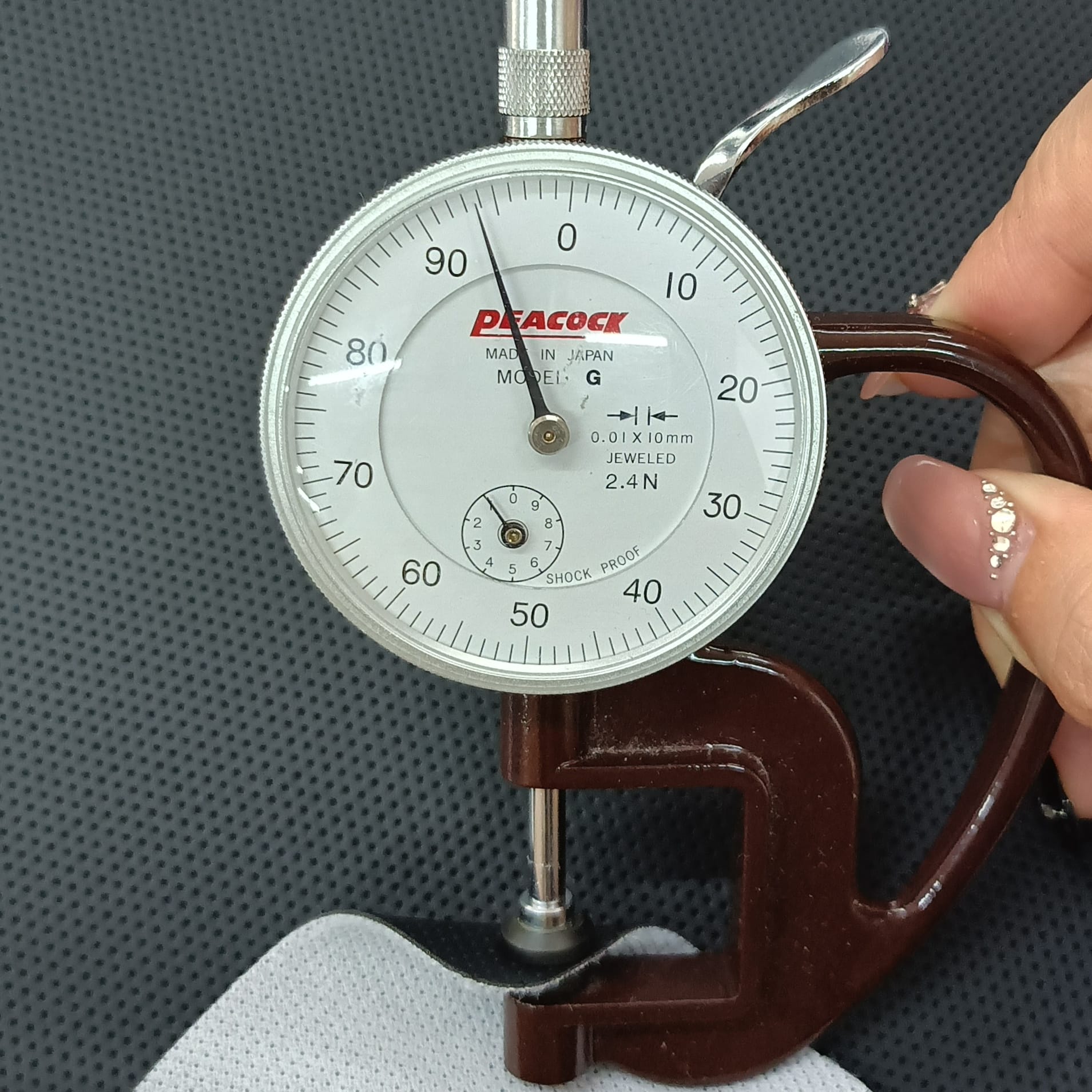 Dot texture PVC leather