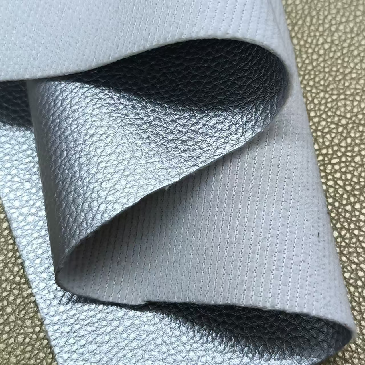 Metallic PVC Leather
