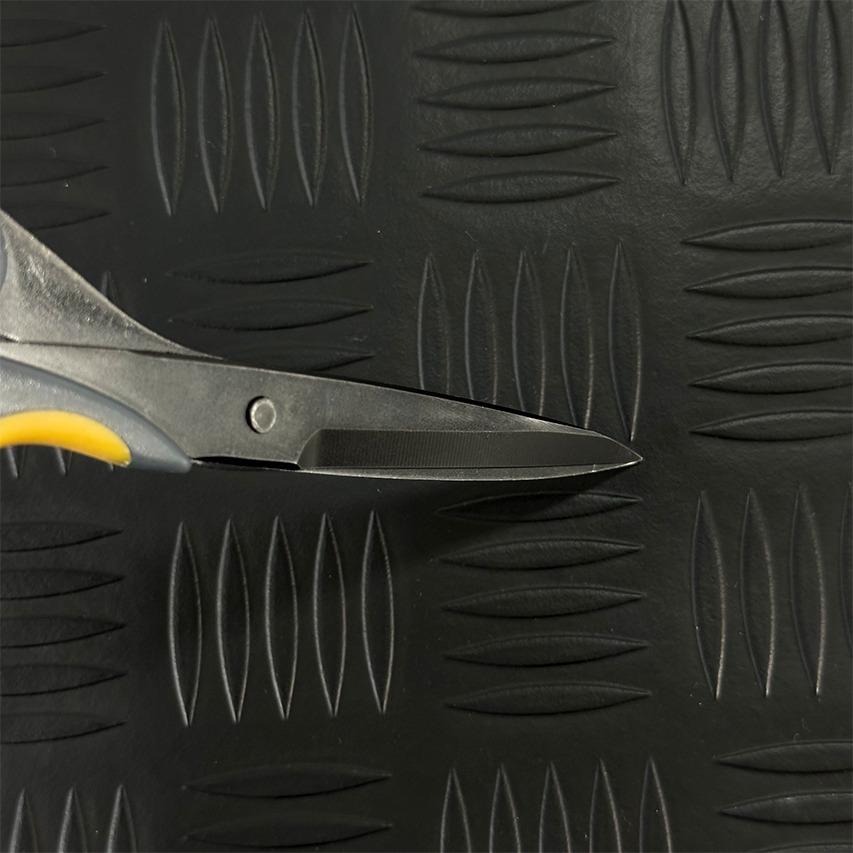 steel pattern PVC leather