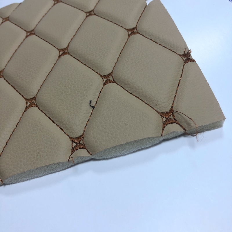  Embossed Quilted Leather