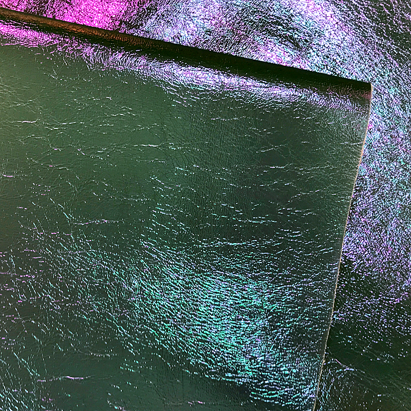 Metallic Pu Leather Fabric 