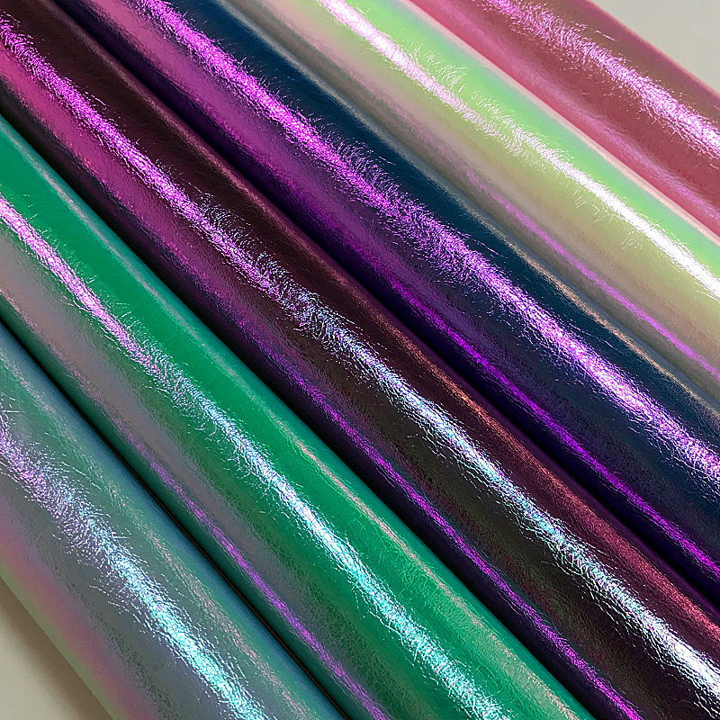 Synthetic Metallic Pu Leather 
