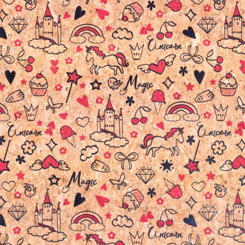 Colorful Cork Leather