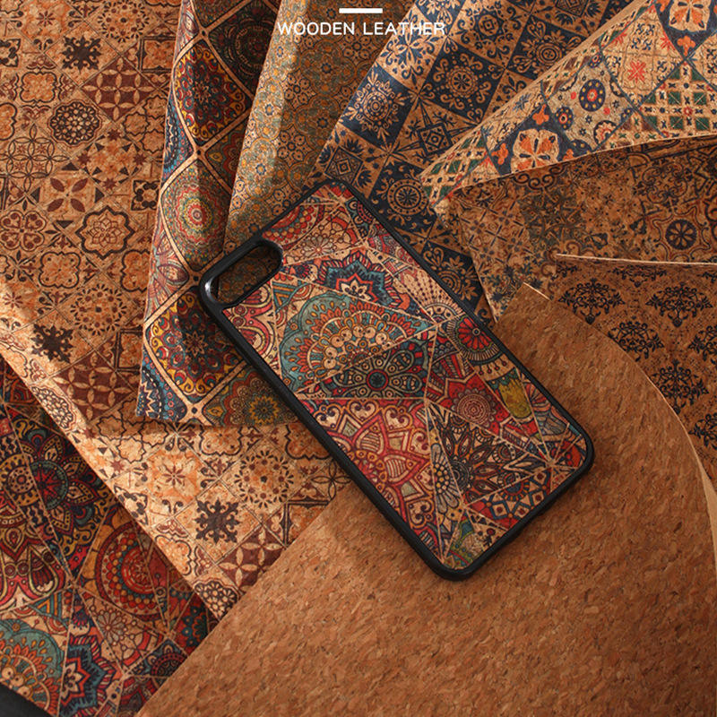 Wood Grain Pu Leather 