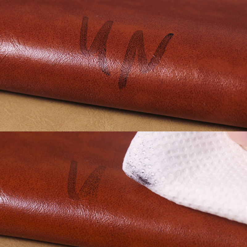Easy clean silicone upholstery leather