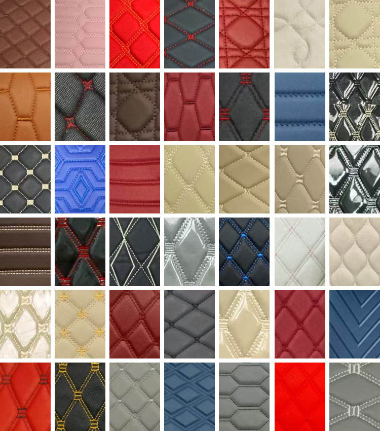 Custom Thickness Quilted Leather