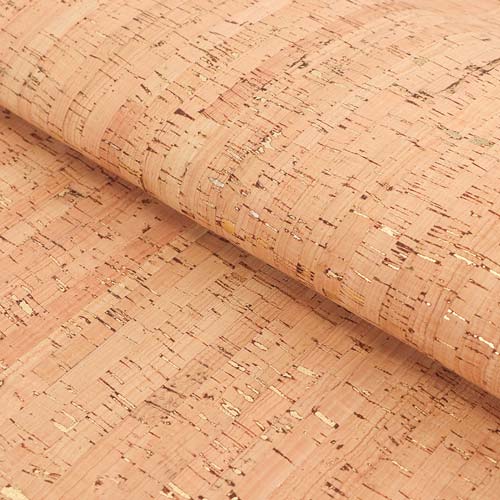 Metallic Cork Fabric Silver
