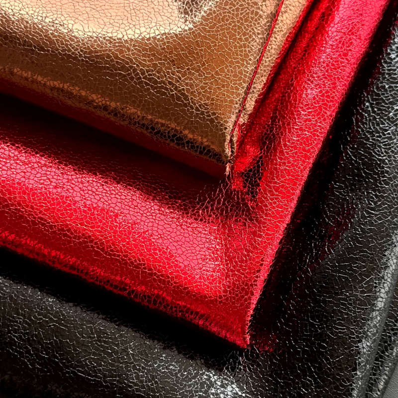 Mirror shiny faux leather