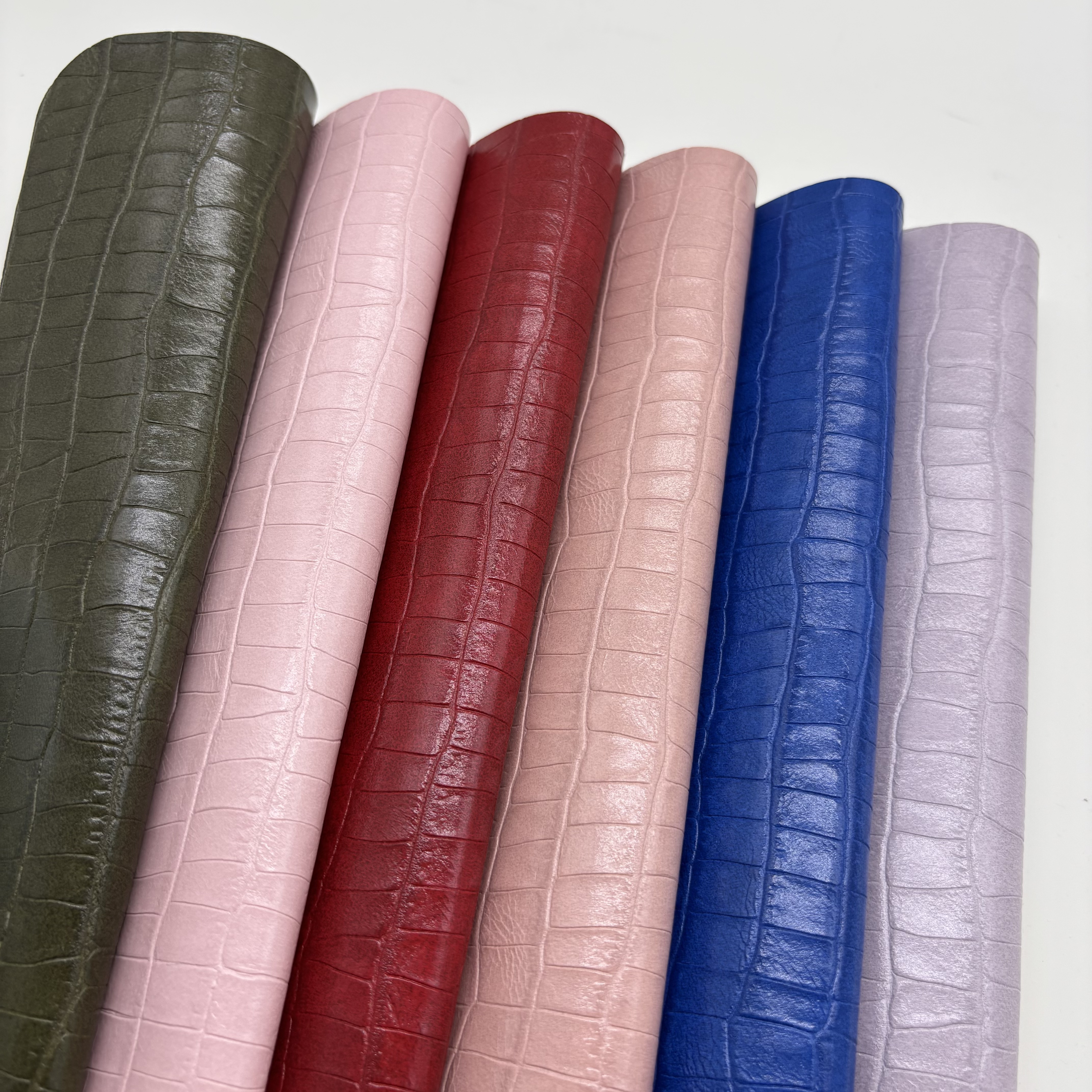 Embossed Artificial Leather Fabric