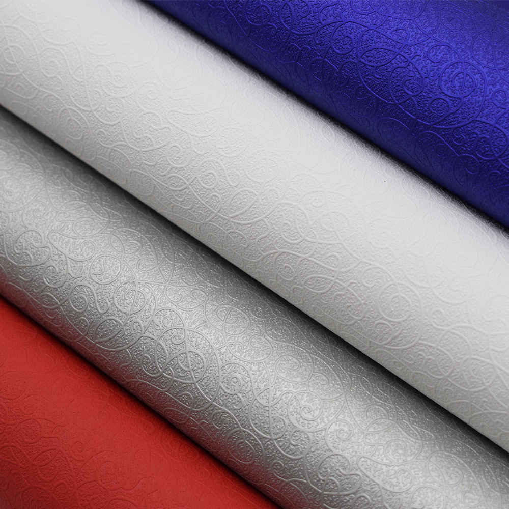 Embossed leather