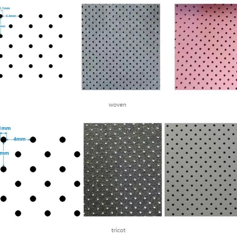  Perforated  Suede Fabric