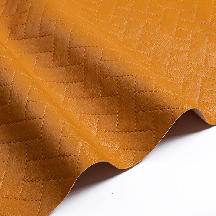  Diamond Stitch Quilted Pvc Leather