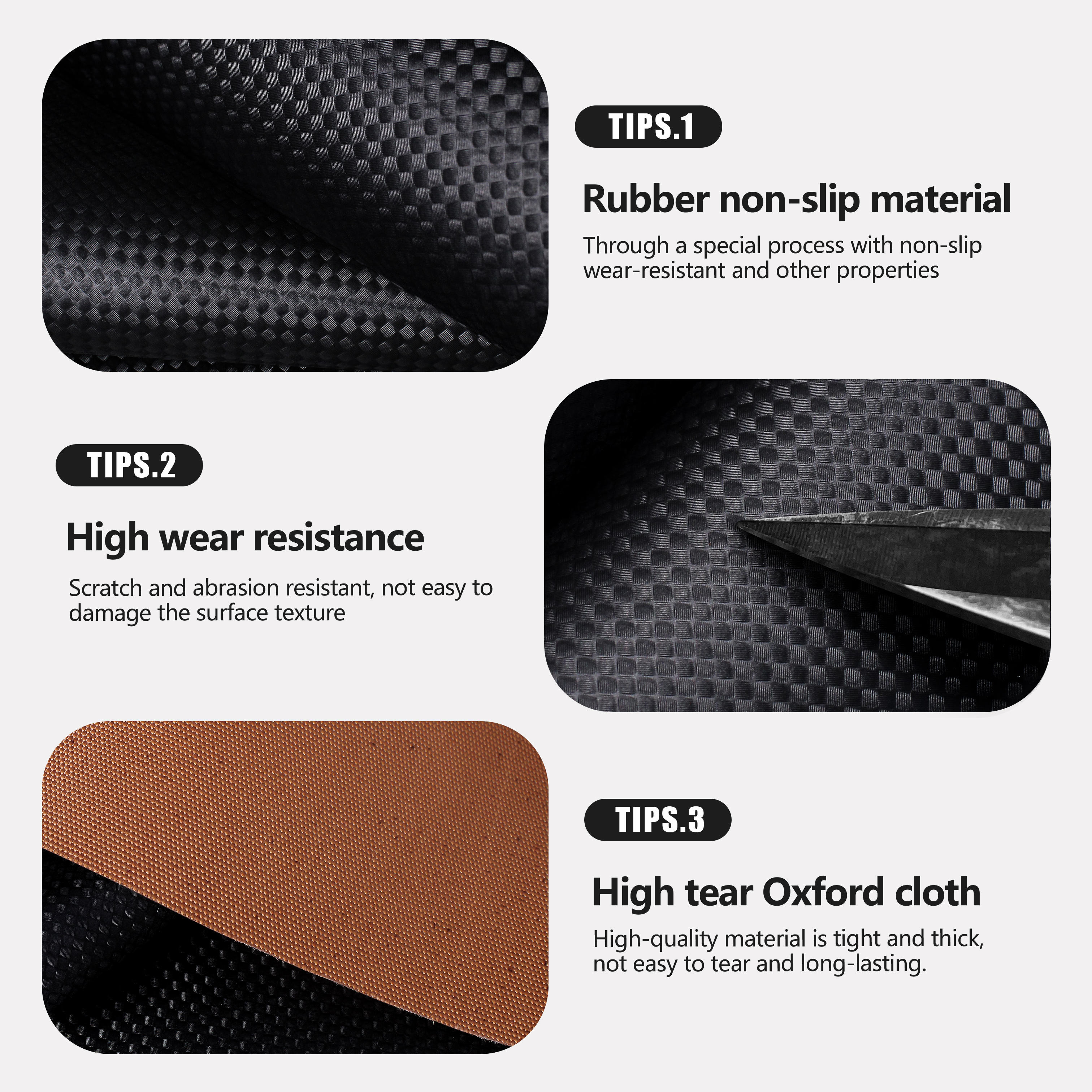  Non-slip Rubber Leather