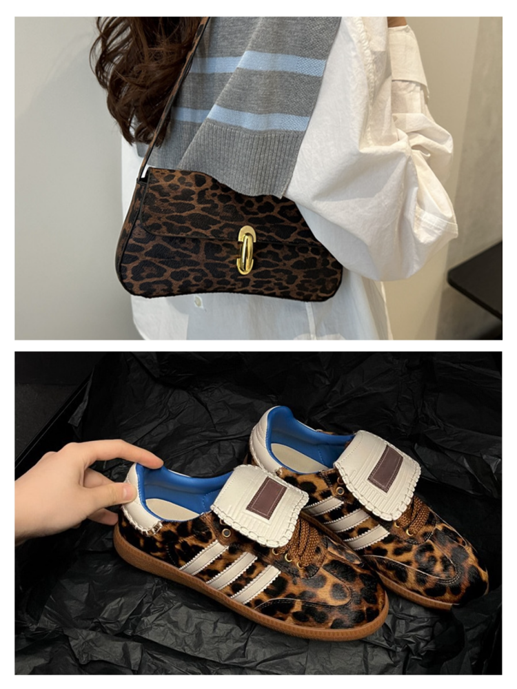 animal print synthetic leather