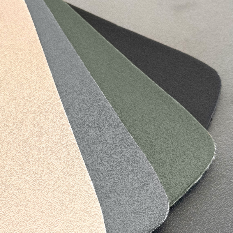 brushed backing pvc leather