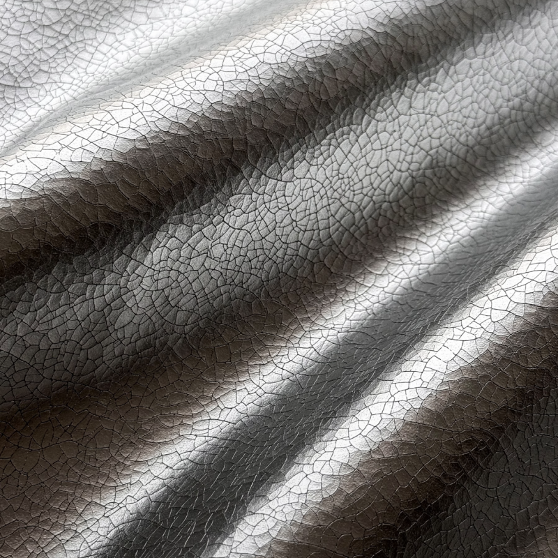 cracked microfiber