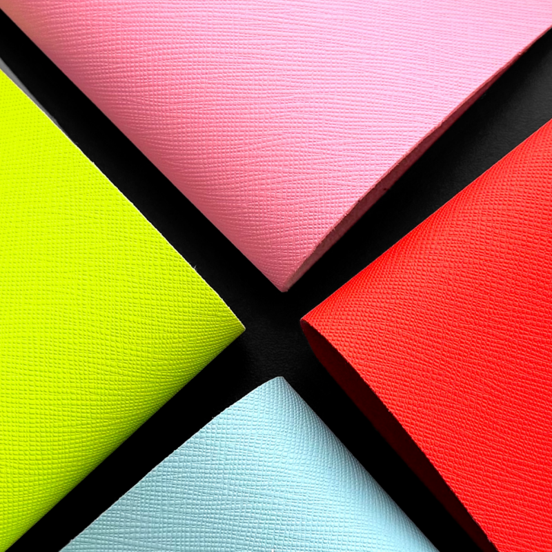 cross grain pu leather