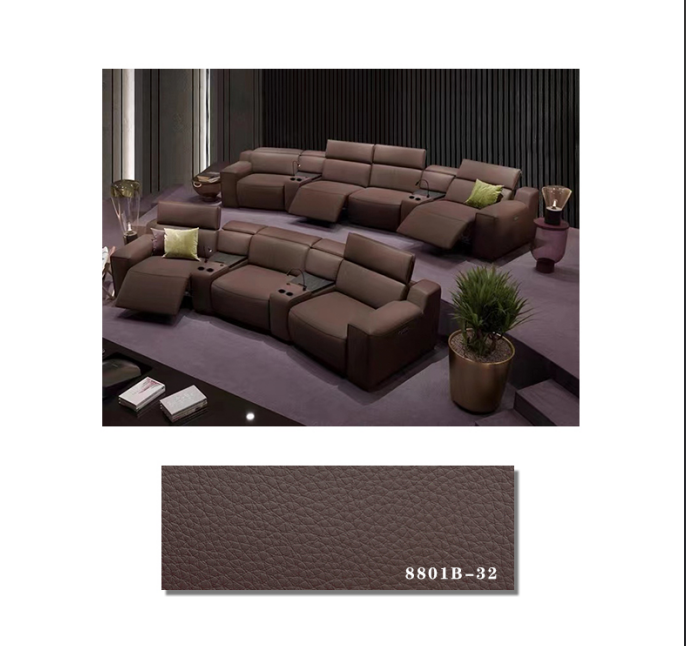  Faux Leather Bed