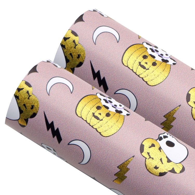 Skull Print Leatherette