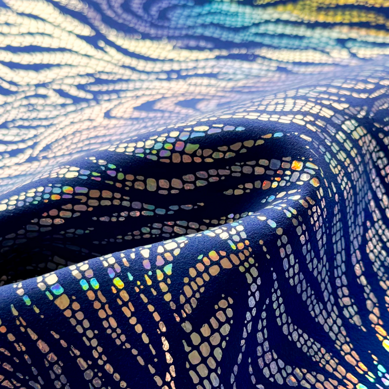 metallic microfiber leather