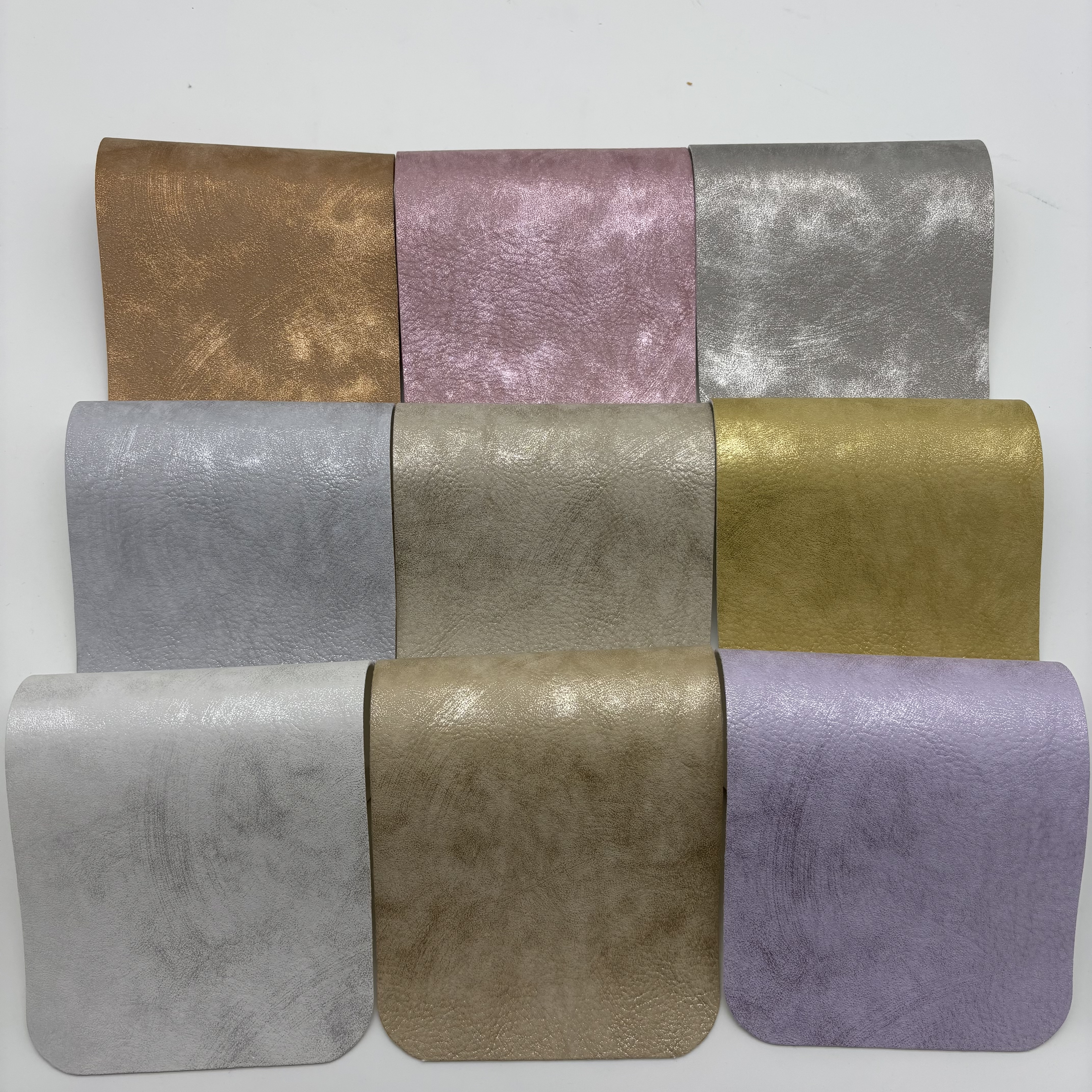 Bronzing Faux Rexine Fabric