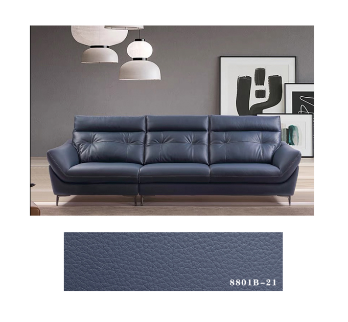 Faux Leather Sofa