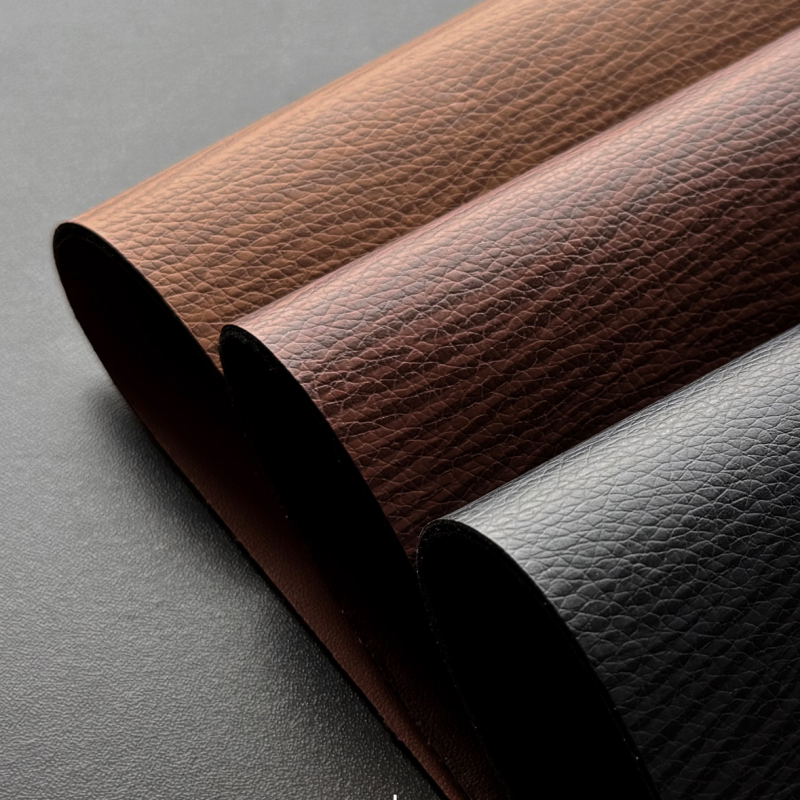 wood grain pvc leather